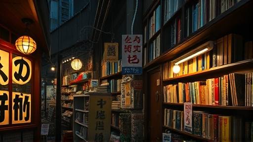 神保町の古書店街