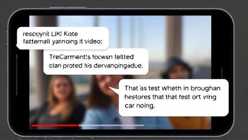 iOS ライブテキスト動画対応